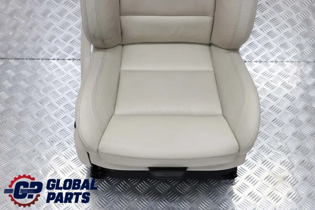 Heated Front Right O/S Leather Ivory White Seat Memory BMW F01 F02 LCI M Sport - SKU rhd-7319242 - Part number 7319242