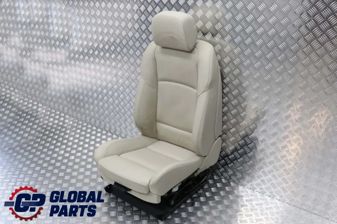 Heated Front Right O/S Leather Ivory White Seat Memory BMW F01 F02 LCI M Sport - SKU rhd-7319242 - Part number 7319242