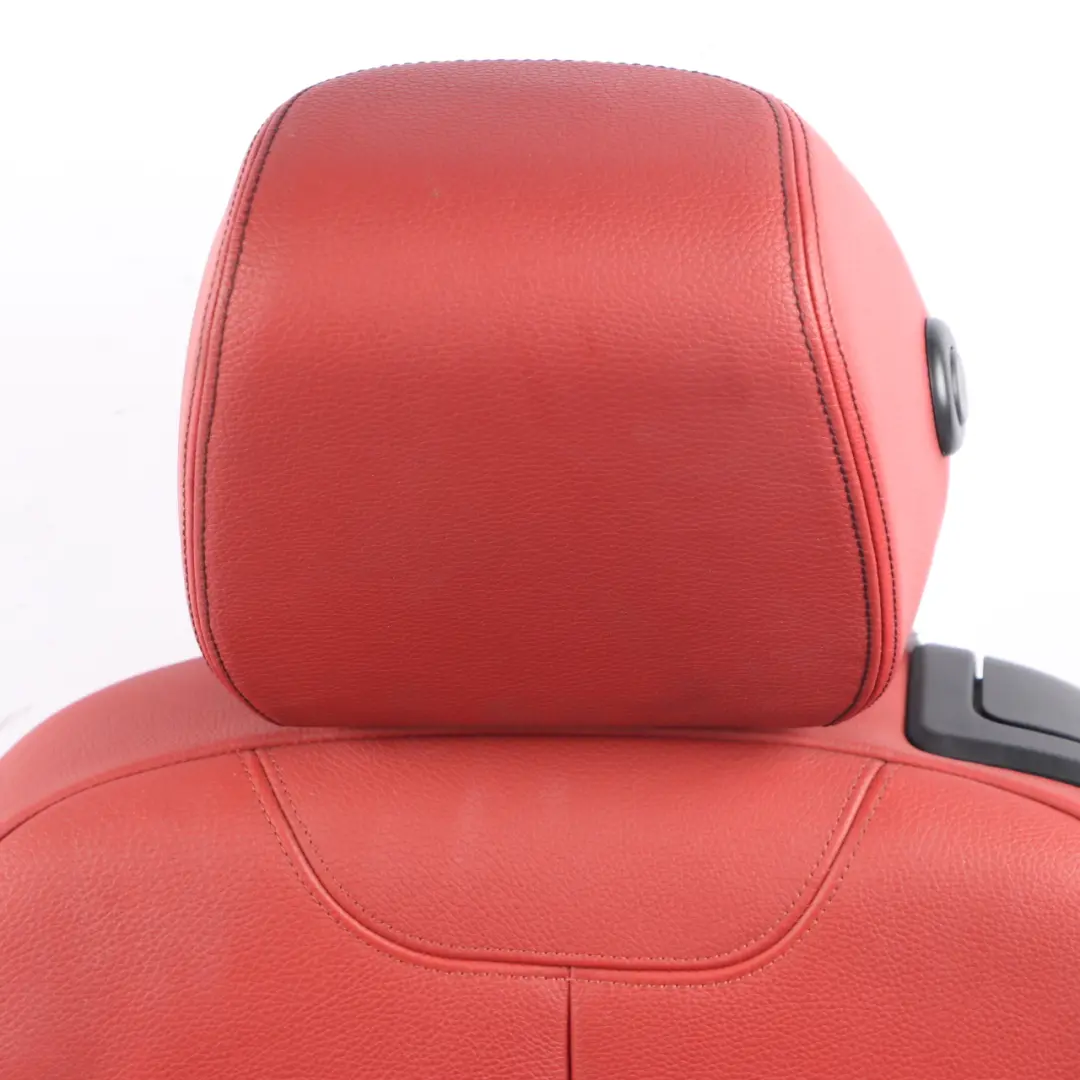 Front Seat BMW F32 Coupe Left N/S Sport Heated Leather Dakota Korall Red Memory