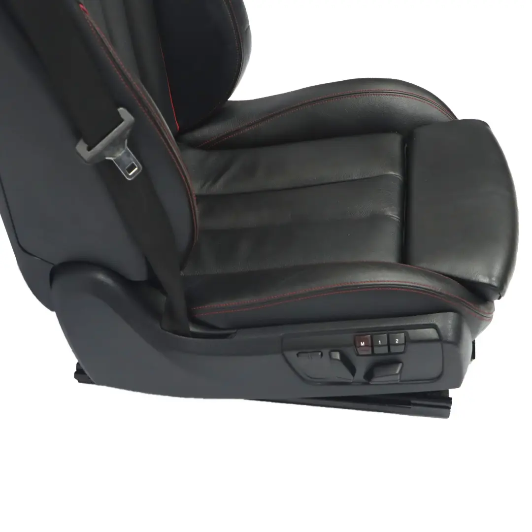 BMW F33 Sport Leather Dakota Black Red Front Right O/S Seat Heated Memory