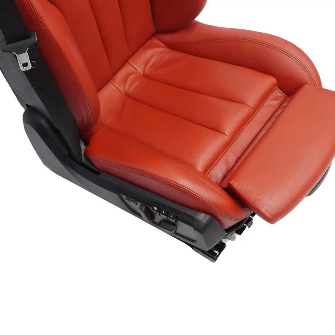 BMW F33 Sport Red Korallrot Leather Interior Front Right O/S Seat Heated Memory