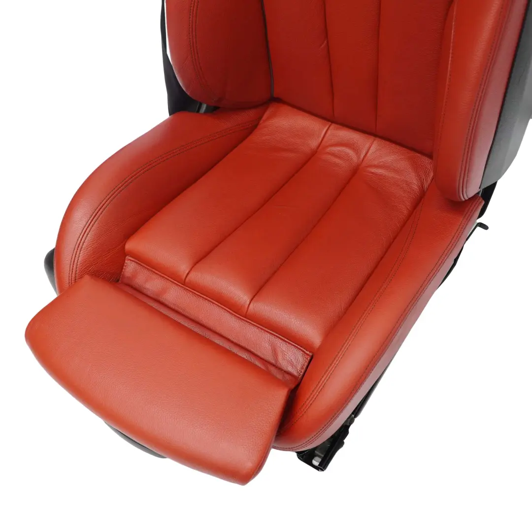 BMW F33 Sport Red Korallrot Leather Interior Front Right O/S Seat Heated Memory