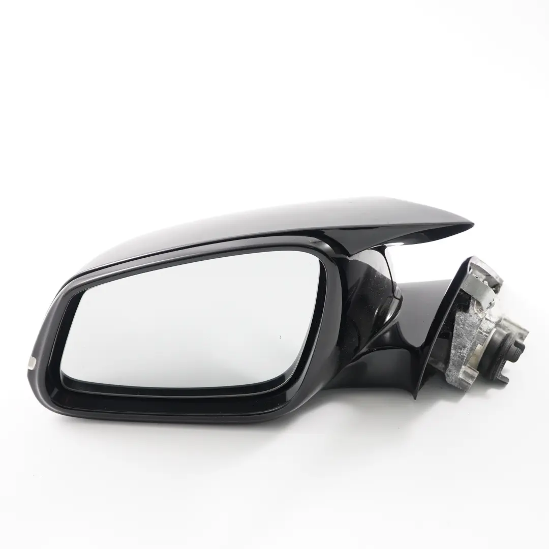 BMW F30 F31 Wing Mirror Heated Left N/S Auto Dip Black Shadow Line 6-Pin 7345659