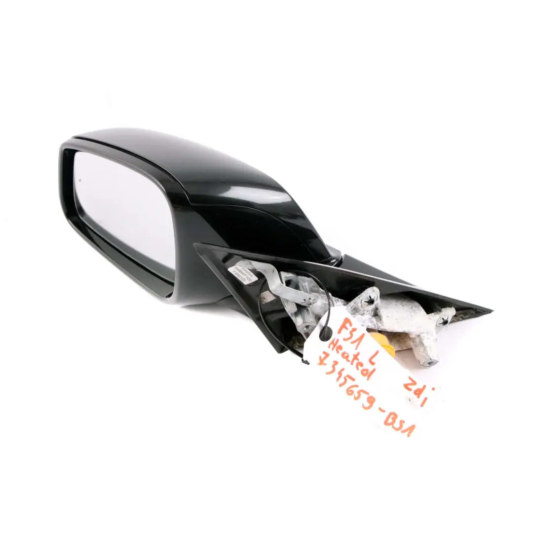 Wing Mirror BMW F30 F31 1 High Gloss Heated Left N/S Black Sapphire Metallic 475