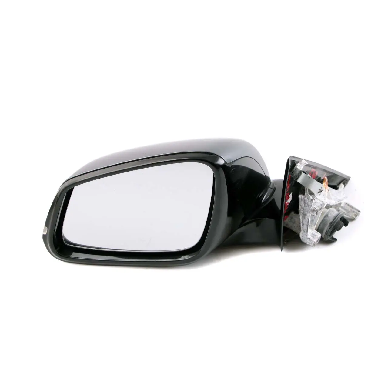 BMW 3 F30 F31 1 High Gloss Heated Left Wing Mirror N/S Mineralgrau Grey B39