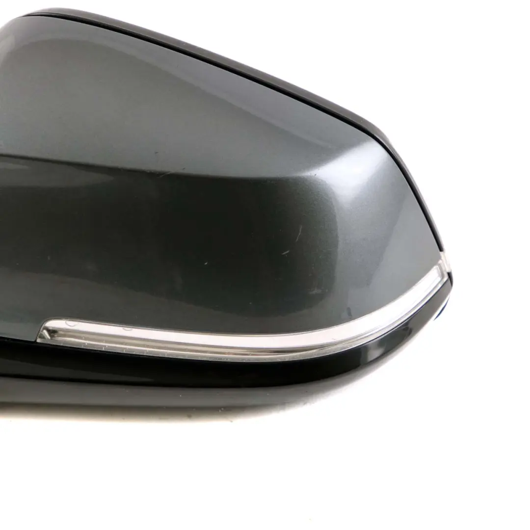 BMW 3 F30 F31 1 High Gloss Heated Left Wing Mirror N/S Mineralgrau Grey B39