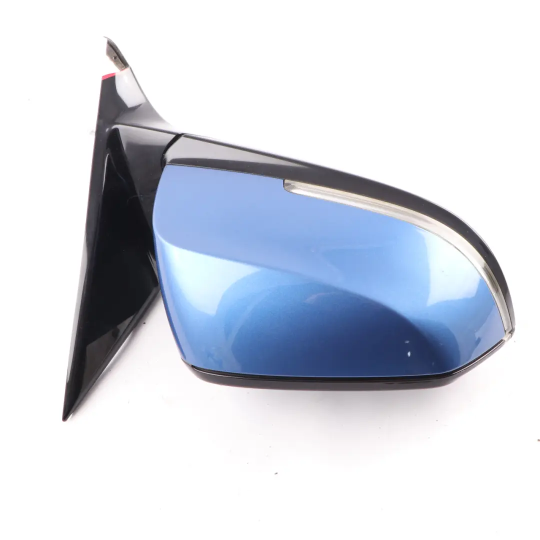 Wing Mirror BMW F30 F31 High Gloss Heated Right O/S Estorilblau Estoril Blue B45