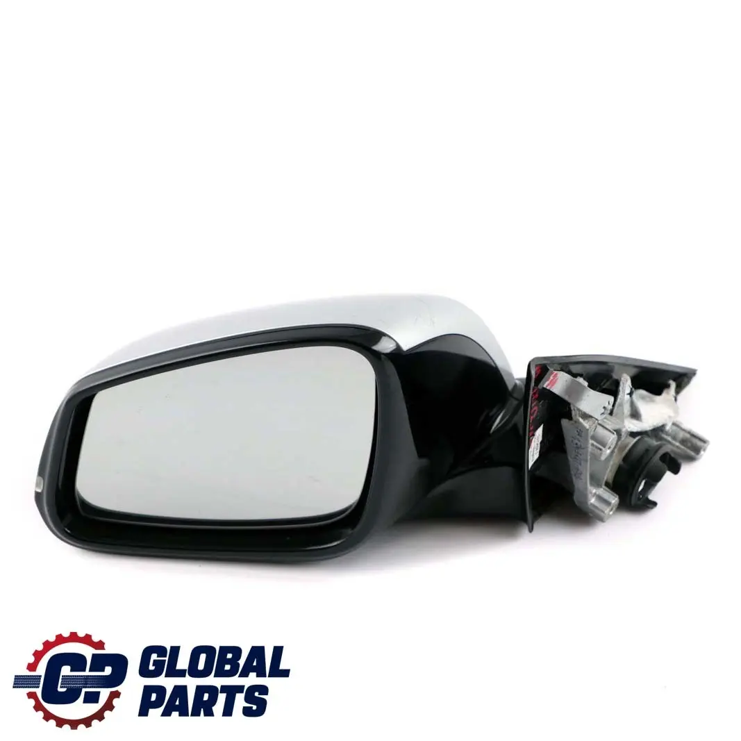 BMW 3 Series F30 F31 High Gloss Heated Left Wing Mirror N/S Glacier Silber A83