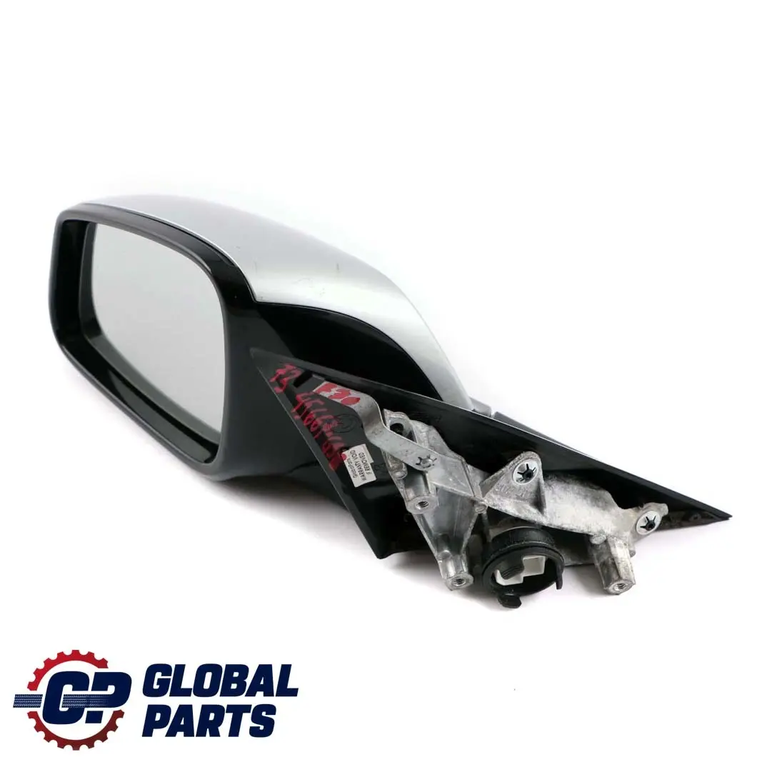 BMW 3 Series F30 F31 High Gloss Heated Left Wing Mirror N/S Glacier Silber A83