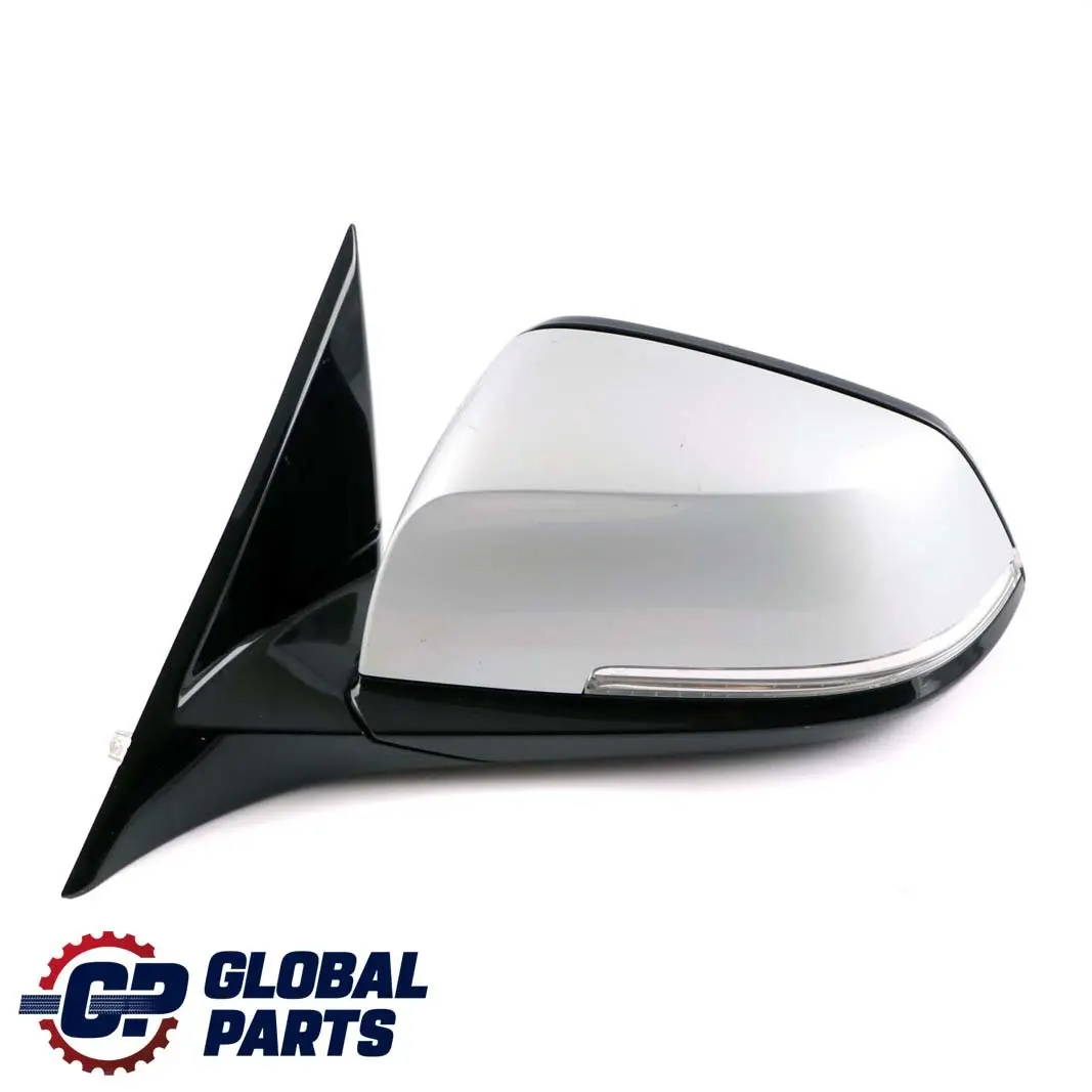 BMW 3 Series F30 F31 High Gloss Heated Left Wing Mirror N/S Glacier Silber A83