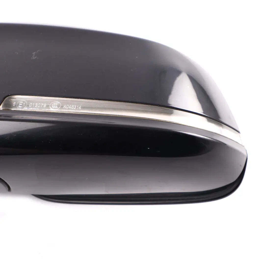 Wing Mirror BMW F30 F31 M Sport Heated Left N/S High Gloss Black Sapphire - 475