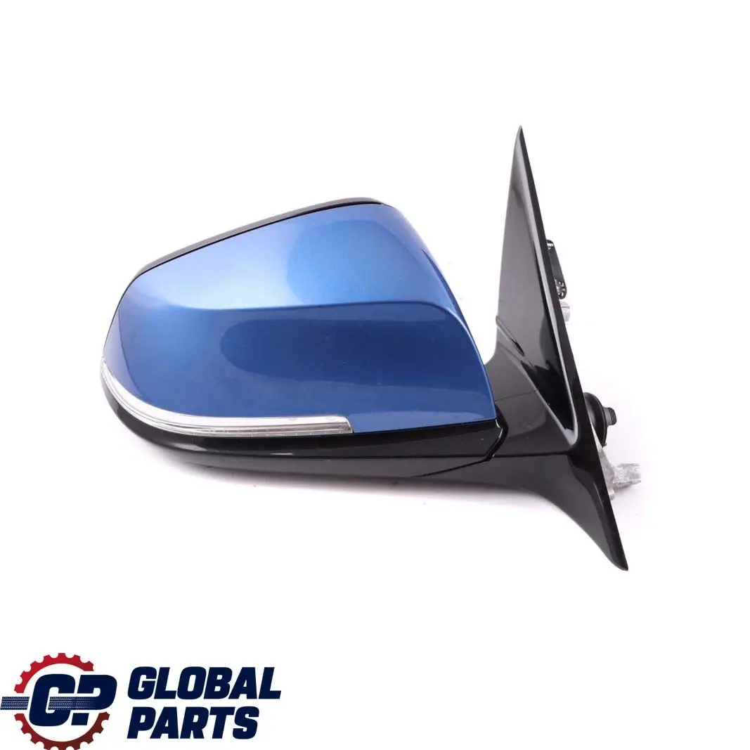 BMW 3 F30 F31 M Sport High Gloss Auto Dip Right Wing Mirror O/S Estoril Blue