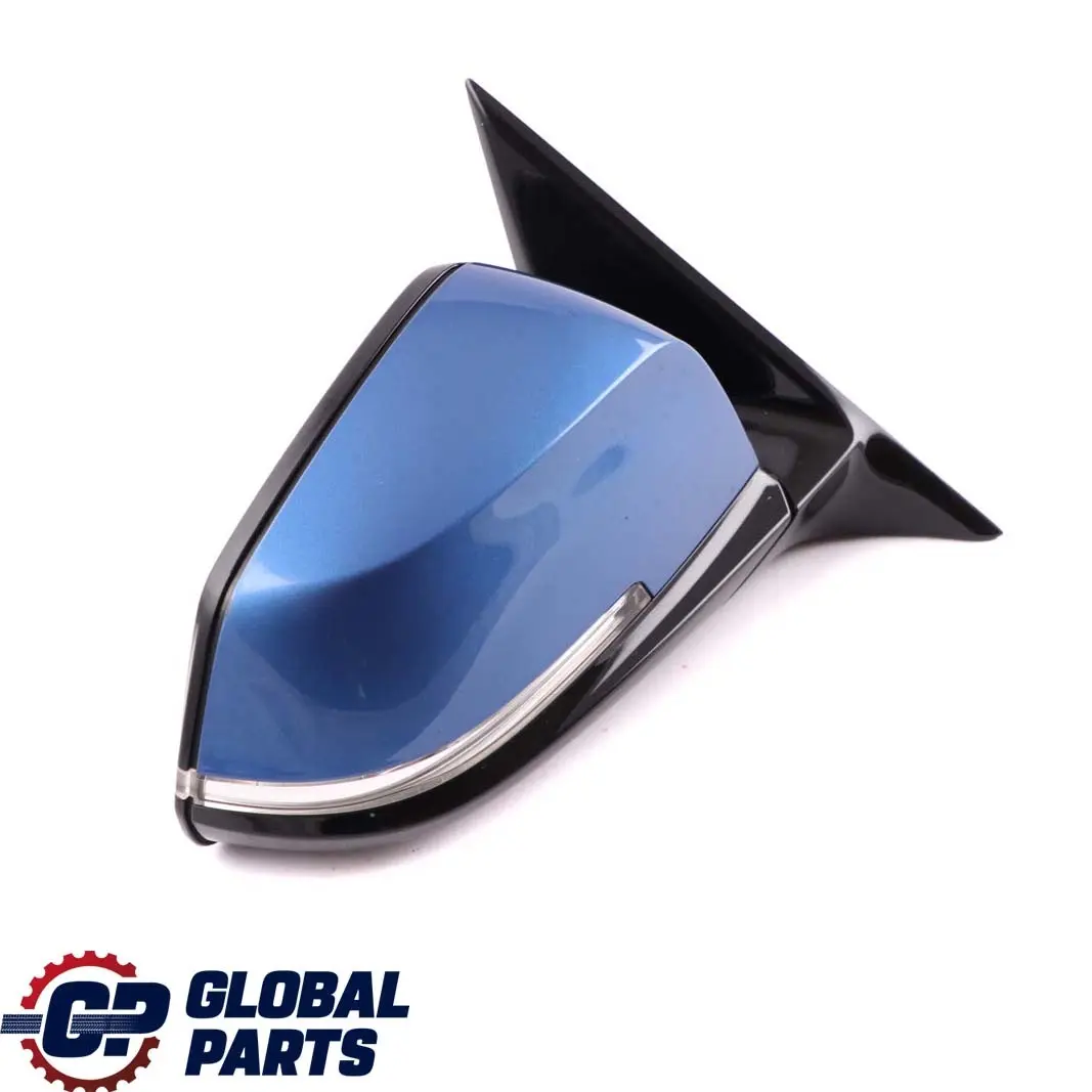 BMW 3 F30 F31 M Sport High Gloss Auto Dip Right Wing Mirror O/S Estoril Blue