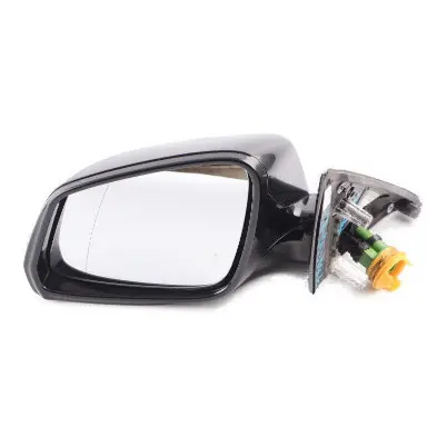 Wing Mirror BMW F10 F11 LCI Door Left N/S High Gloss Heated Black Sapphire - 475