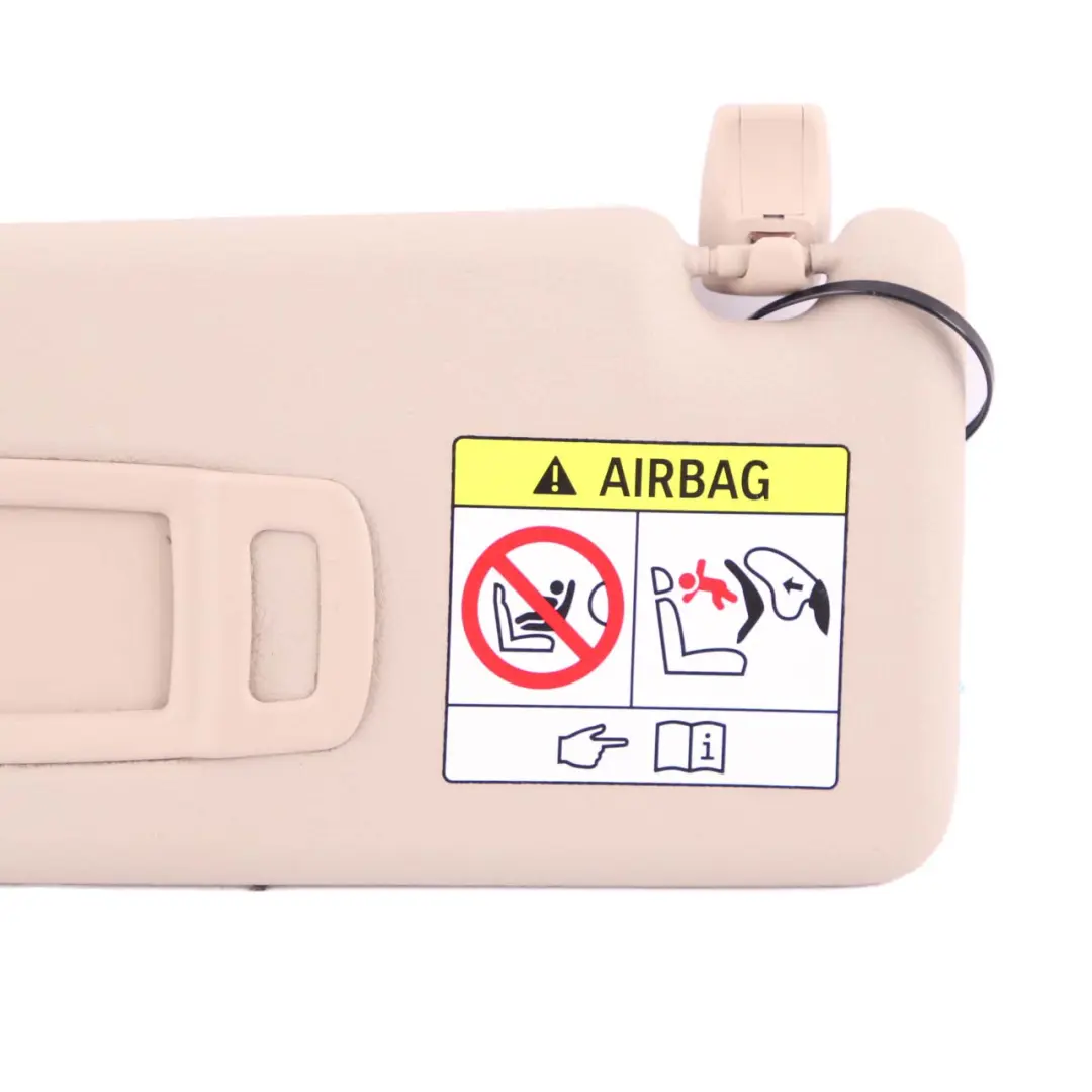 Sun Visor BMW F45 Active Tourer Mirror Label Left N/S Oyster 7393759