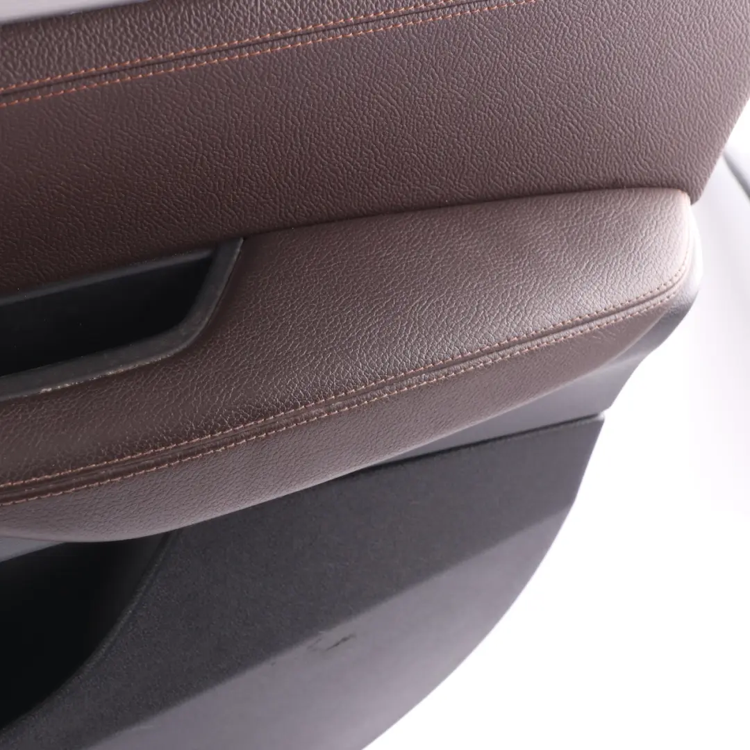BMW X3 F25 Door Card Front Right O/S Trim Lining Cover Leather Nevada Mokka