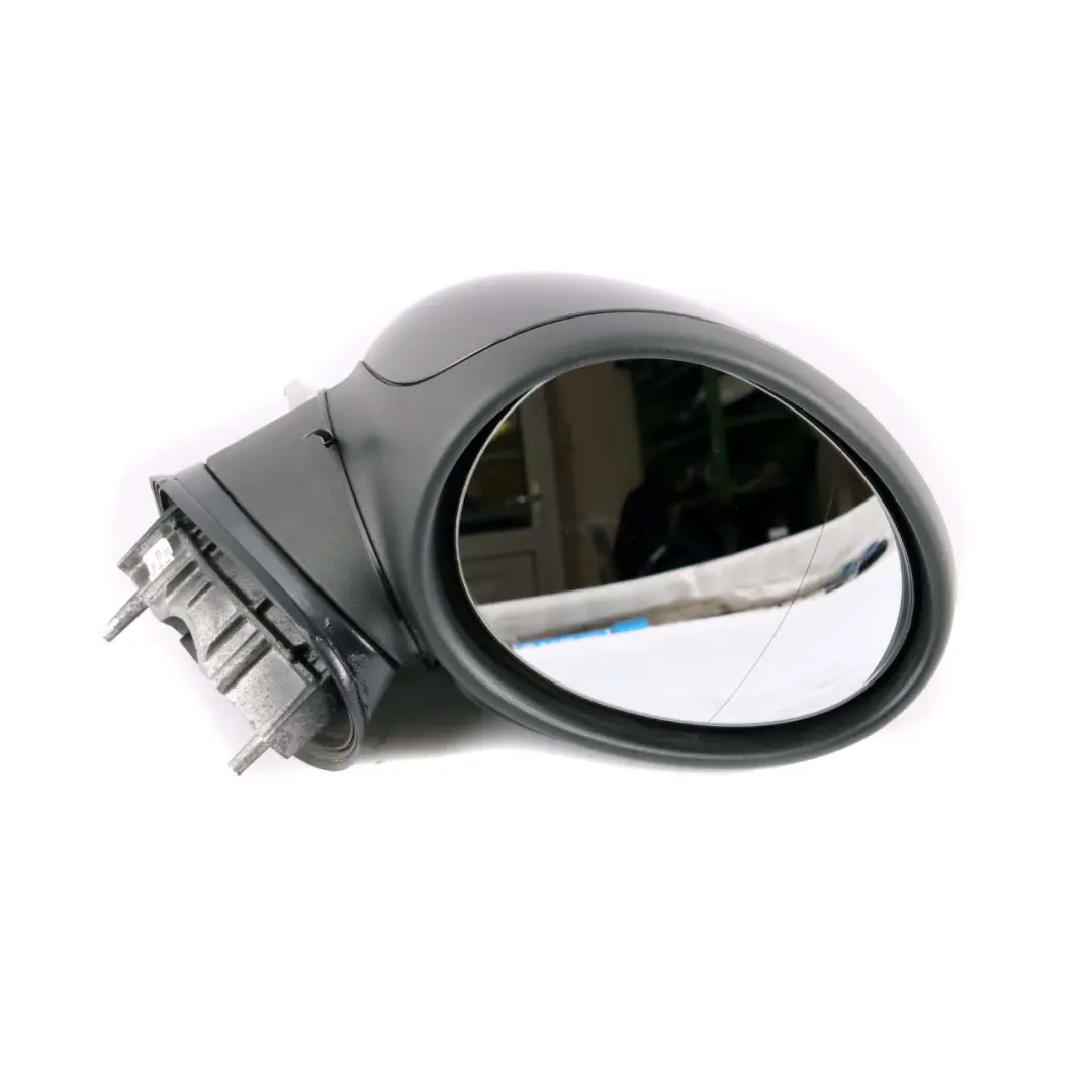 Wing Mirror Mini R55 R56 Right Door Power Fold O/S 7 Pins Eclipse Grey B24