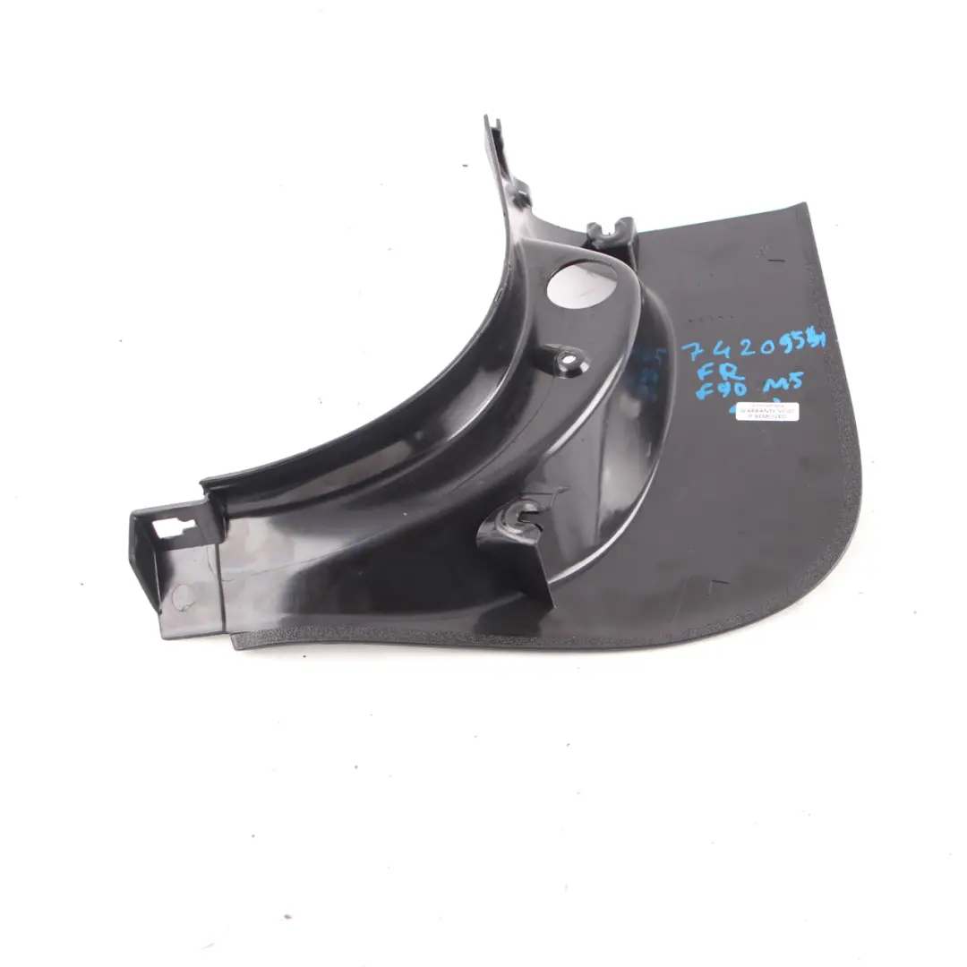 BMW G30 G31 Cover Lateral Trim Panel Leg Room Front Right O/S Black 7375734