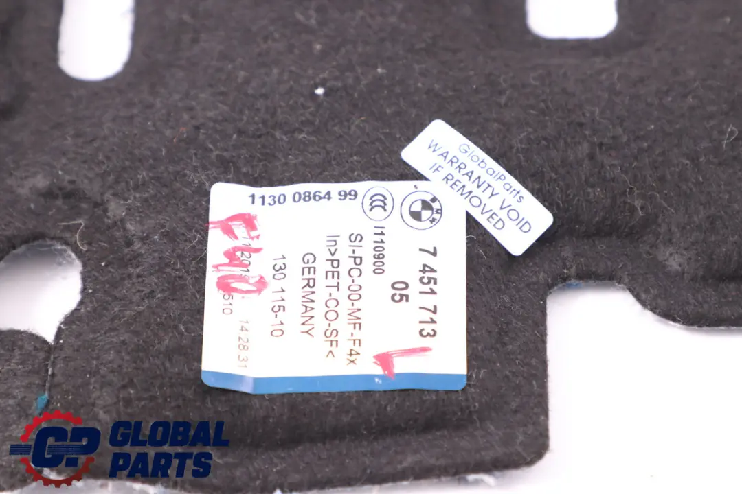 BMW 1 Series F40 Sound Insulation A Column Left N/S 7451713