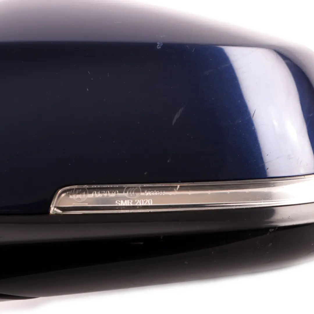 Wing Mirror BMW F32 F33 F36 High Gloss Auto Dip Door Left N/S Tanzanite Blue X10