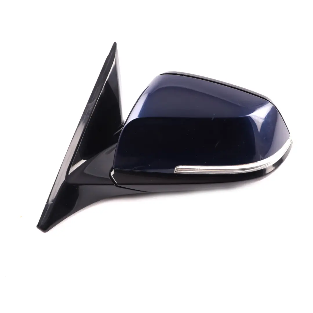 Wing Mirror BMW F32 F33 F36 High Gloss Auto Dip Door Left N/S Tanzanite Blue X10