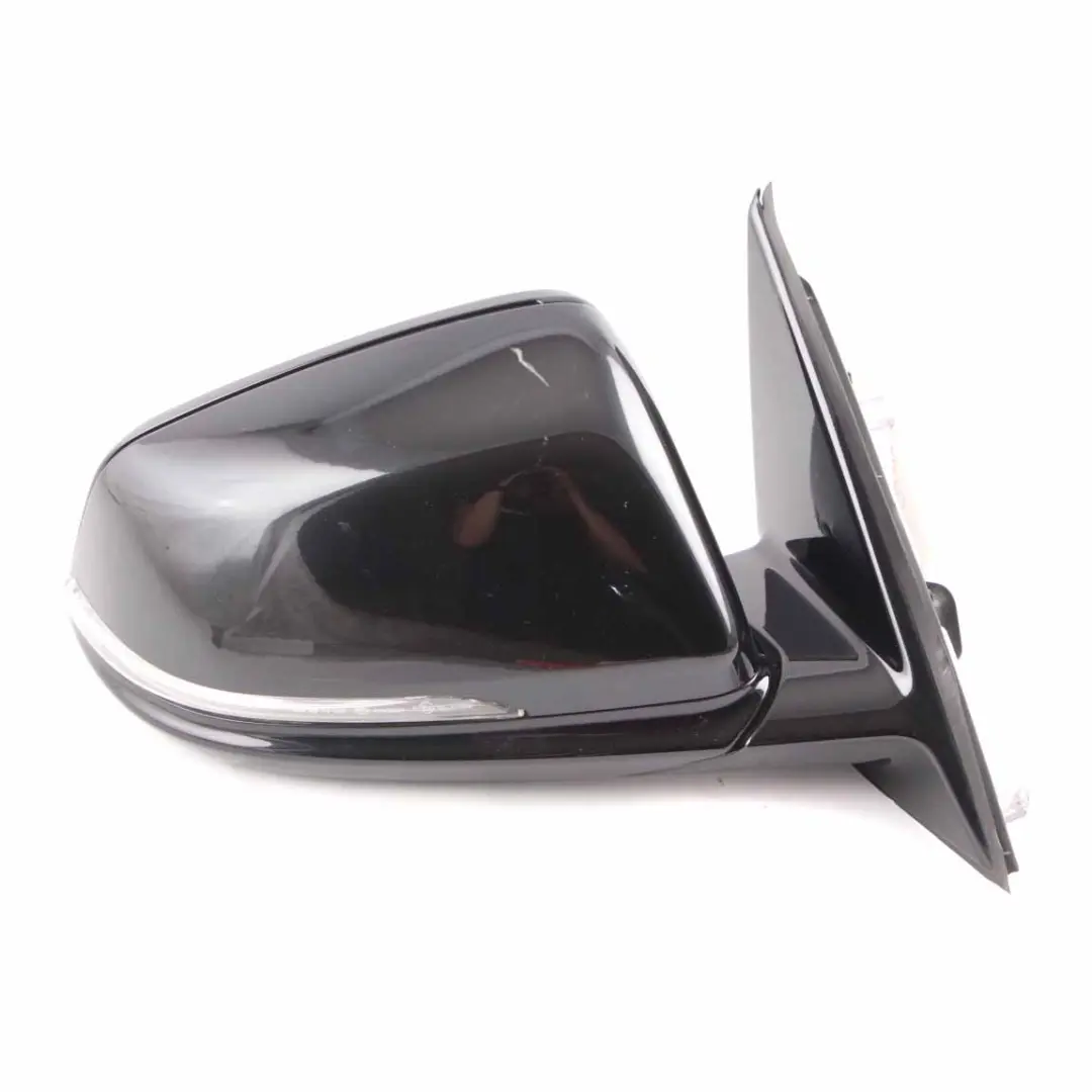 BMW X1 F48 Wing Mirror High Gloss Right O/S 5 Pins Black Sapphire Metallic 475