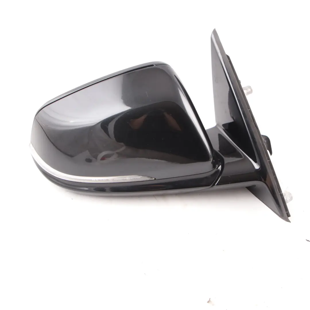 BMW X1 F48 Wing Mirror High Gloss Right O/S 5 Pins Black Sapphire Metallic 475