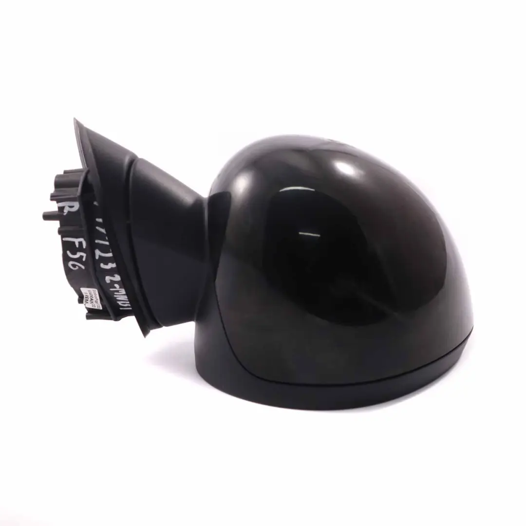 Wing Mirror Mini Cooper F55 F56 F57 Right O/S Heated 5 Pins Midnight Black - A94