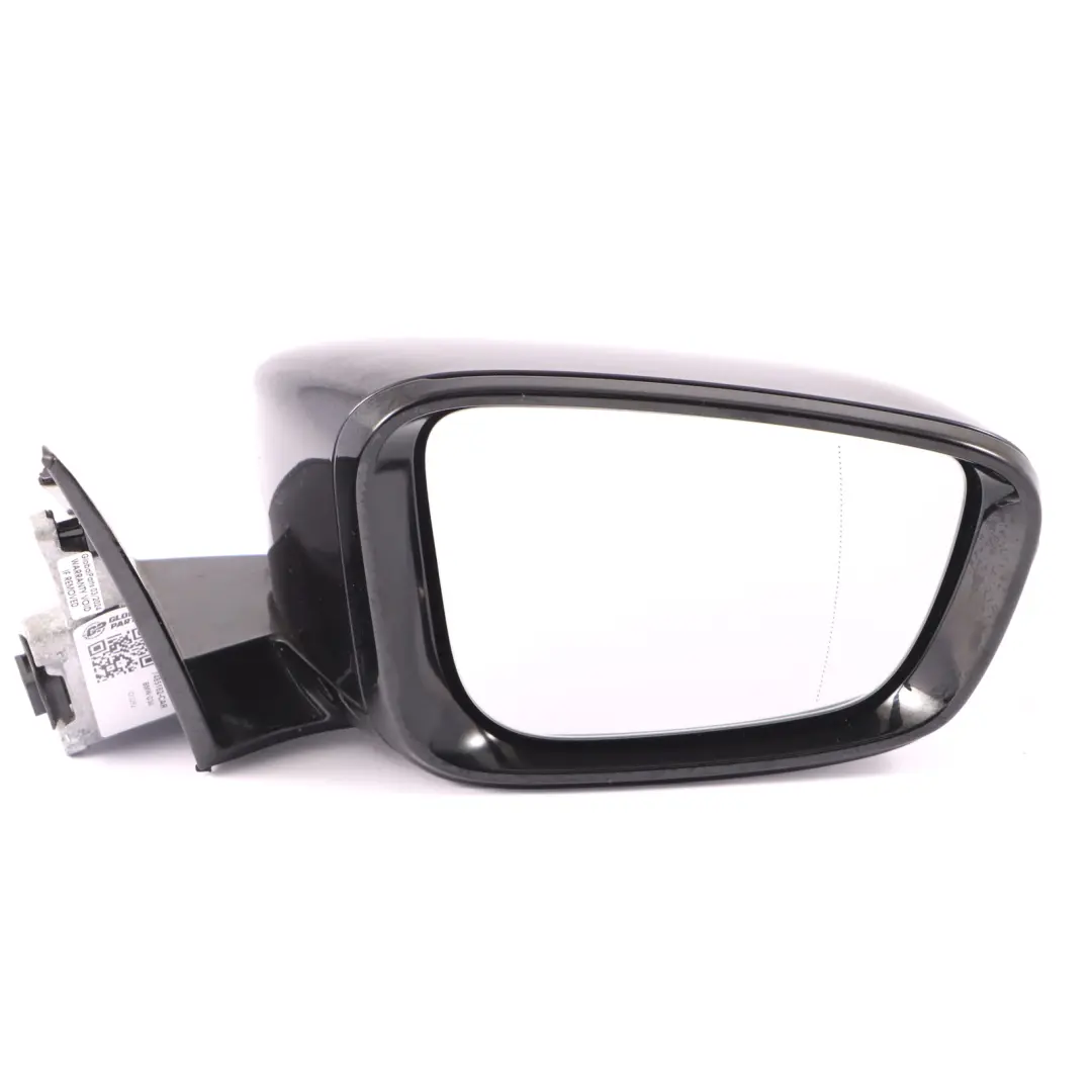 Wing Mirror BMW G30 G31 High Gloss Heated Door Right O/S Carbon Black - 416