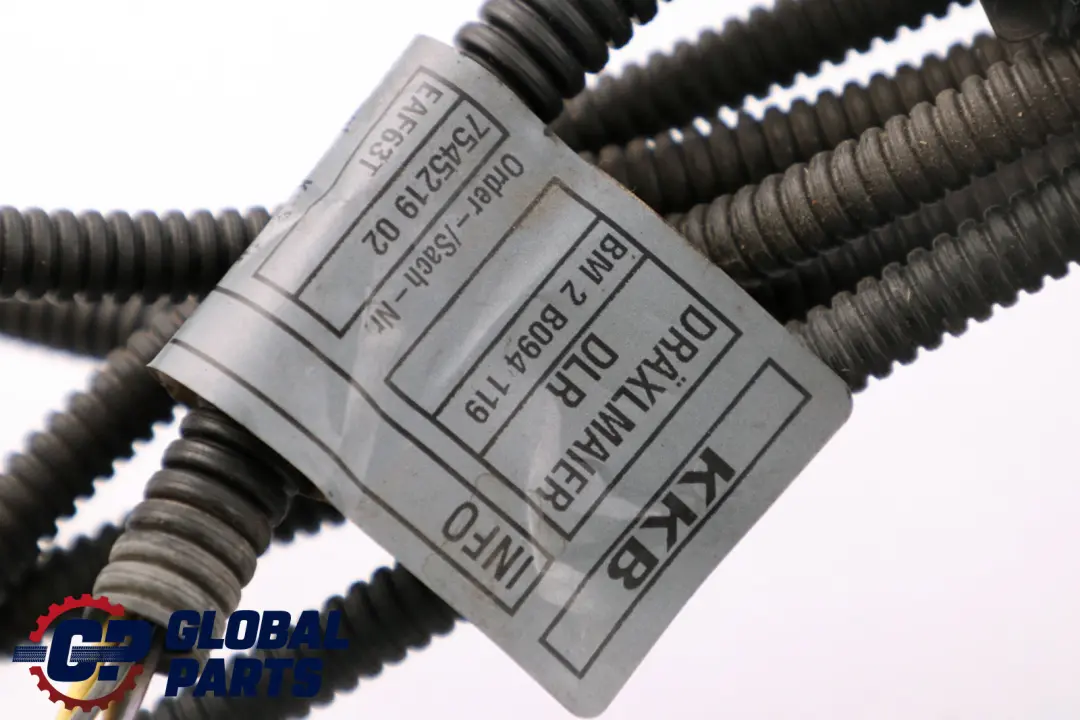 N52 Wiring Loom Harness Engine Gearbox Module Manual BMW 3 Series E90 E91 Petrol - SKU rhd-7545219-1 - Part number 7545219