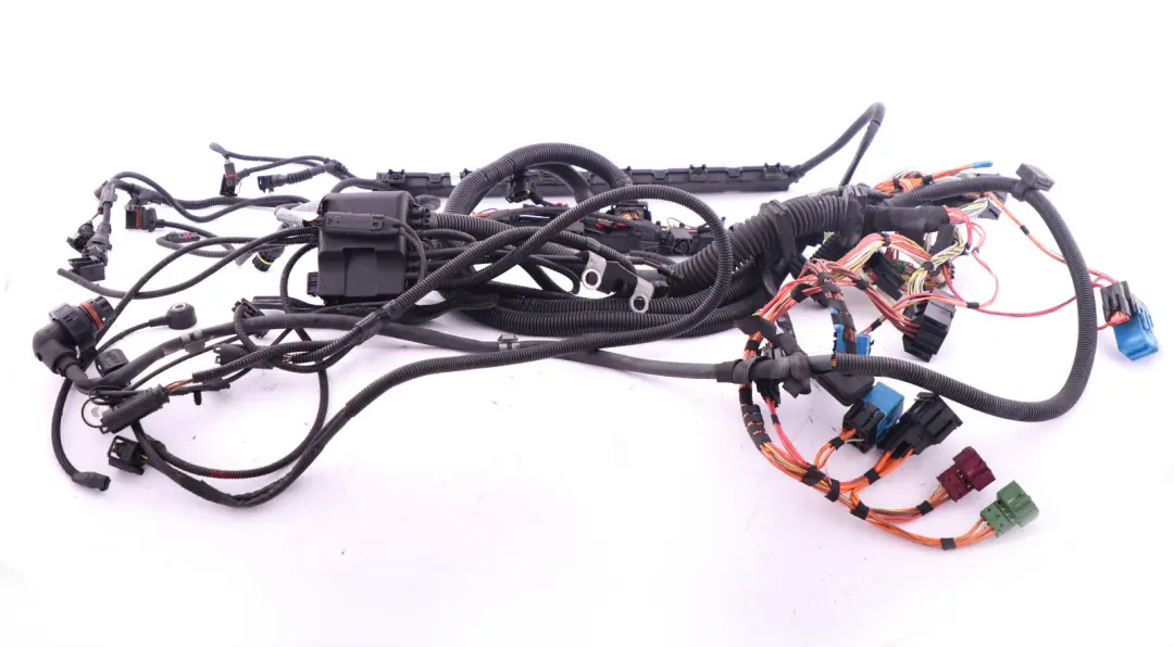 BMW 5 6 Series E60 E61 E63 E64 N52 Engine Wiring Loom Harness 7556868 7556874