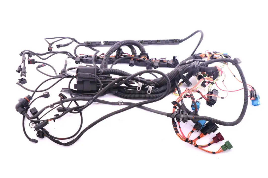 BMW 5 6 Series E60 E61 E63 E64 N52 Engine Wiring Loom Harness 7556868 7556874
