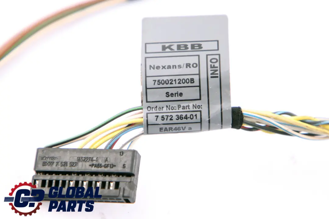 BMW 3 Series E90 E91 318i N46 Engine Gearbox Wiring Harness Module 7572364