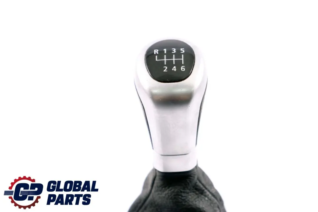 BMW 1 Series E81 E82 E87 Shift Gear Knob With Cover Leather Chrome Ring 7595327