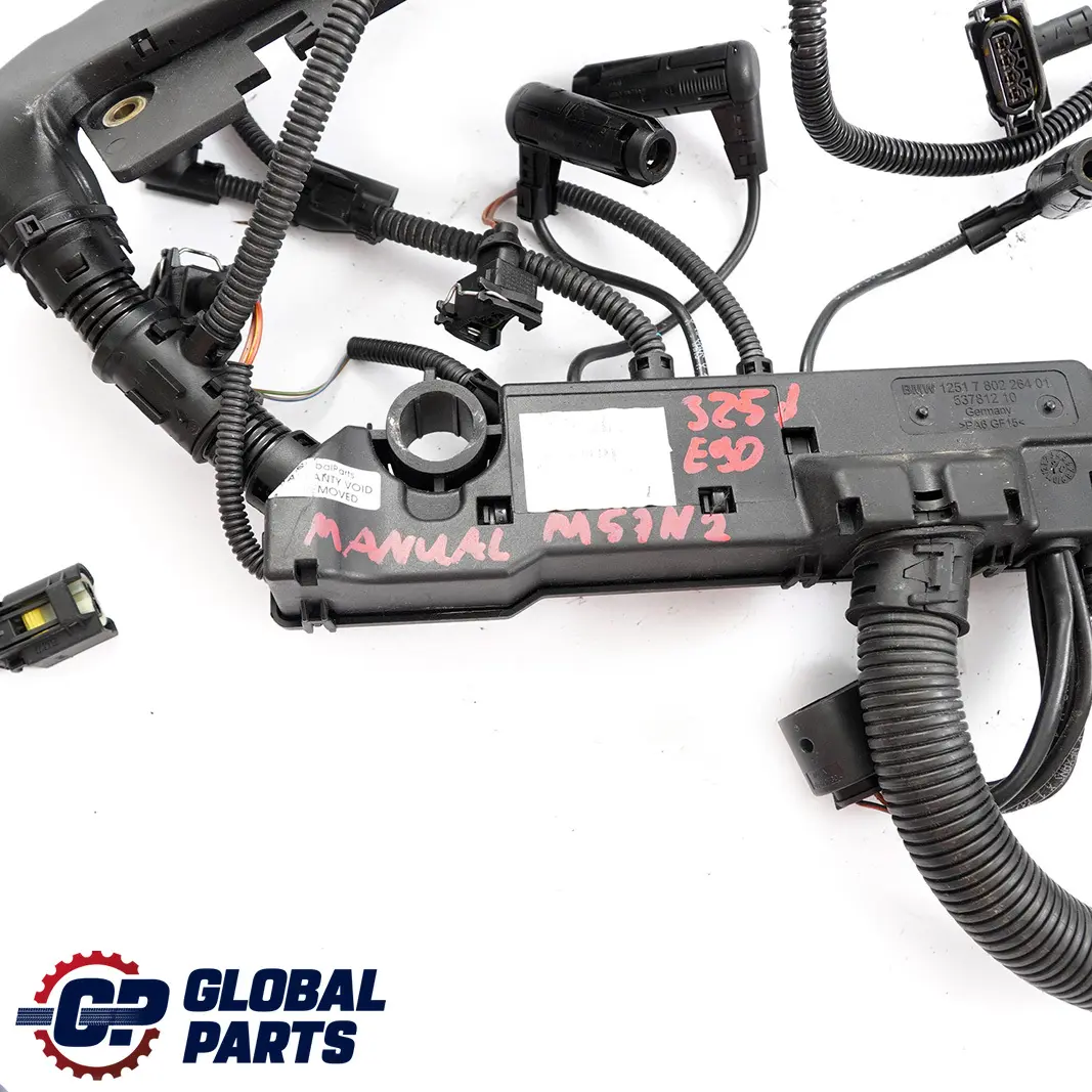BMW 3 Series E90 E91 E92 325D M57N2 Diesel Manual Engine Wiring Loom Harness