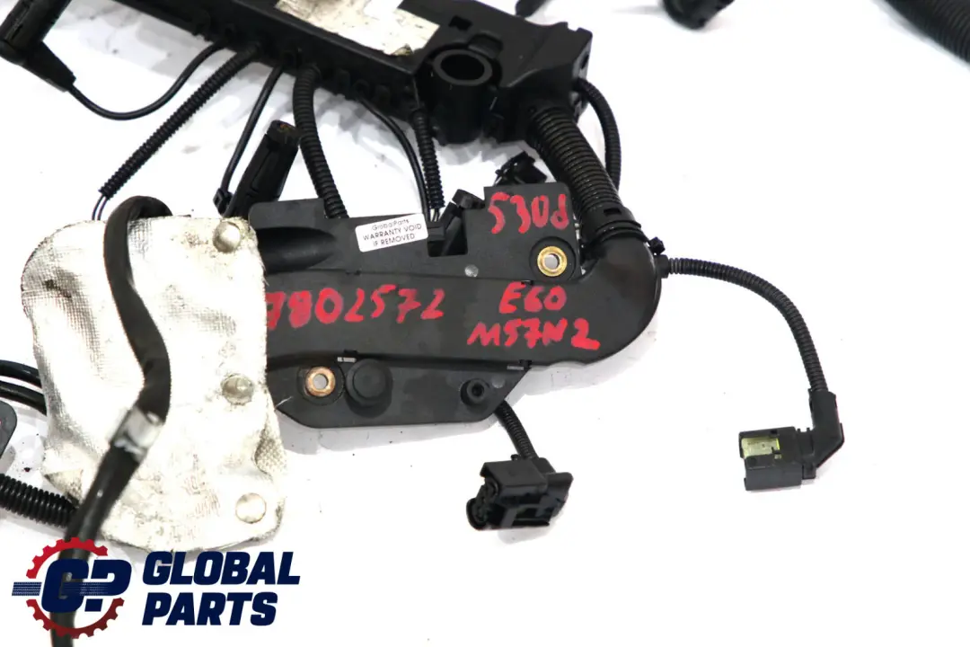 M57N2 Wiring Loom Harness Engine BMW 5 Series E60 E61 530d - SKU rhd-7802572 - Part number 7802572