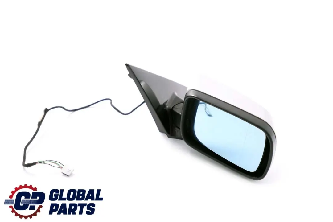 BMW 3 Series E46 Heated Right O/S Wing Mirror High Gloss Titansilber Silver 354