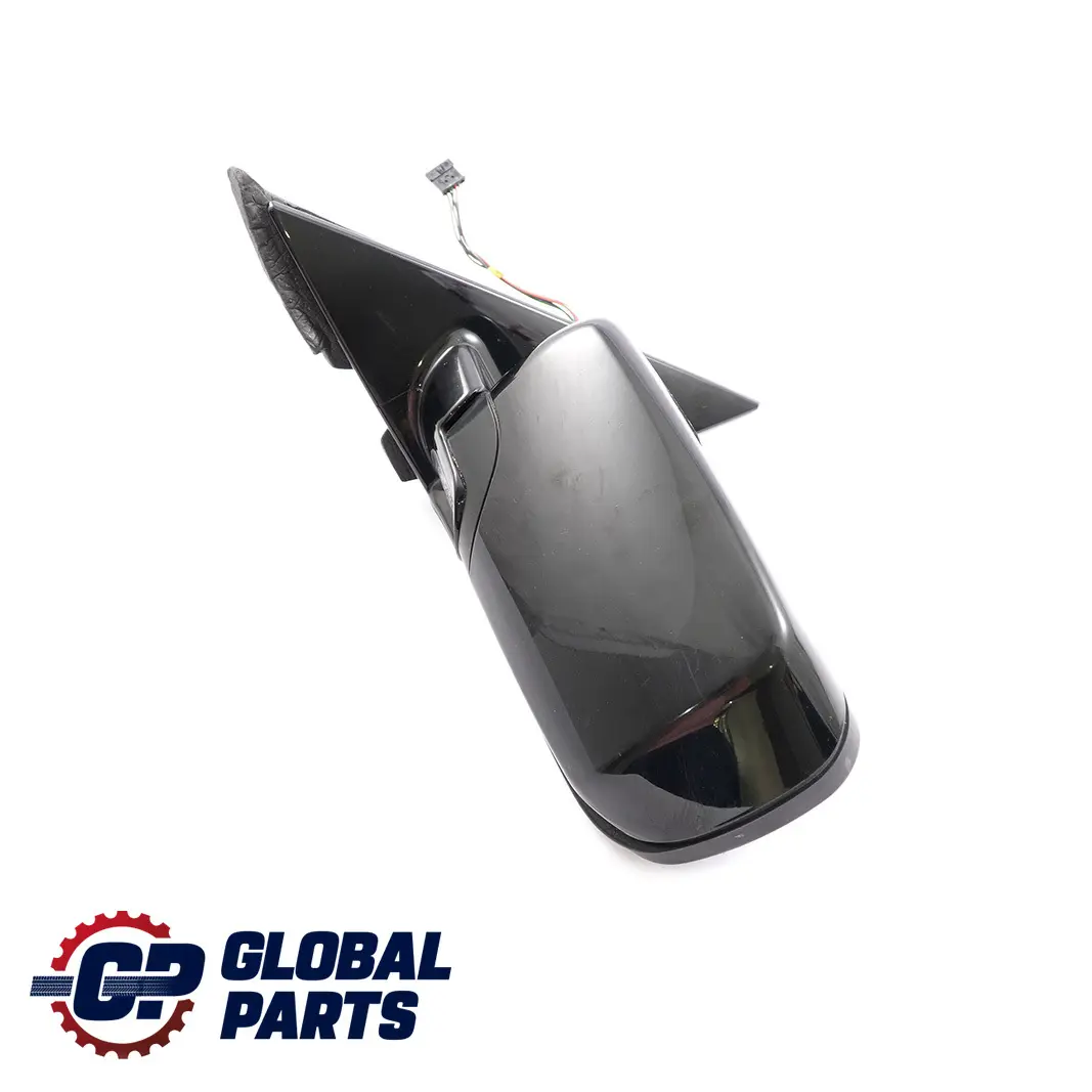 BMW 3 Series E46 Heated Left N/S Wing Mirror High Gloss Black Schwarz 2 - 668