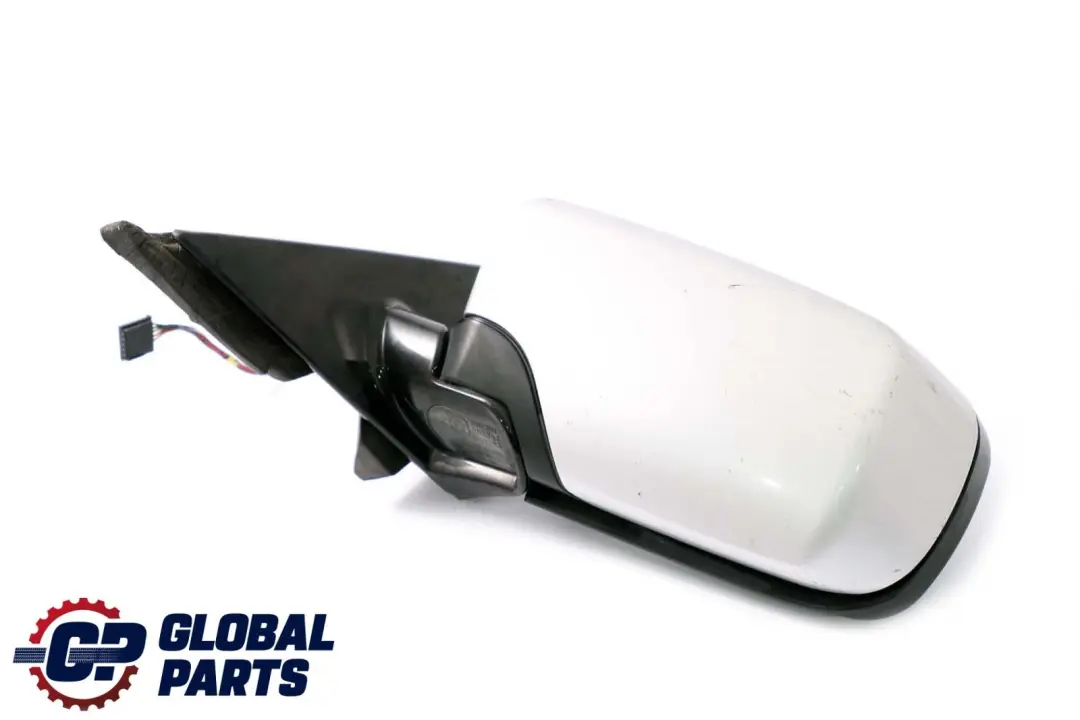 BMW 3 Series E46 Heated Left N/S Wing Mirror High Gloss Titansilber Silver 354