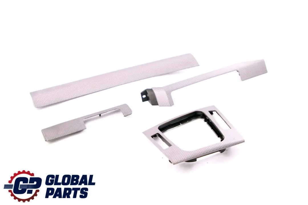 BMW 3 Series E46 Trim Panel Cover Dashboard Strip Aluminium Set Silver Cube