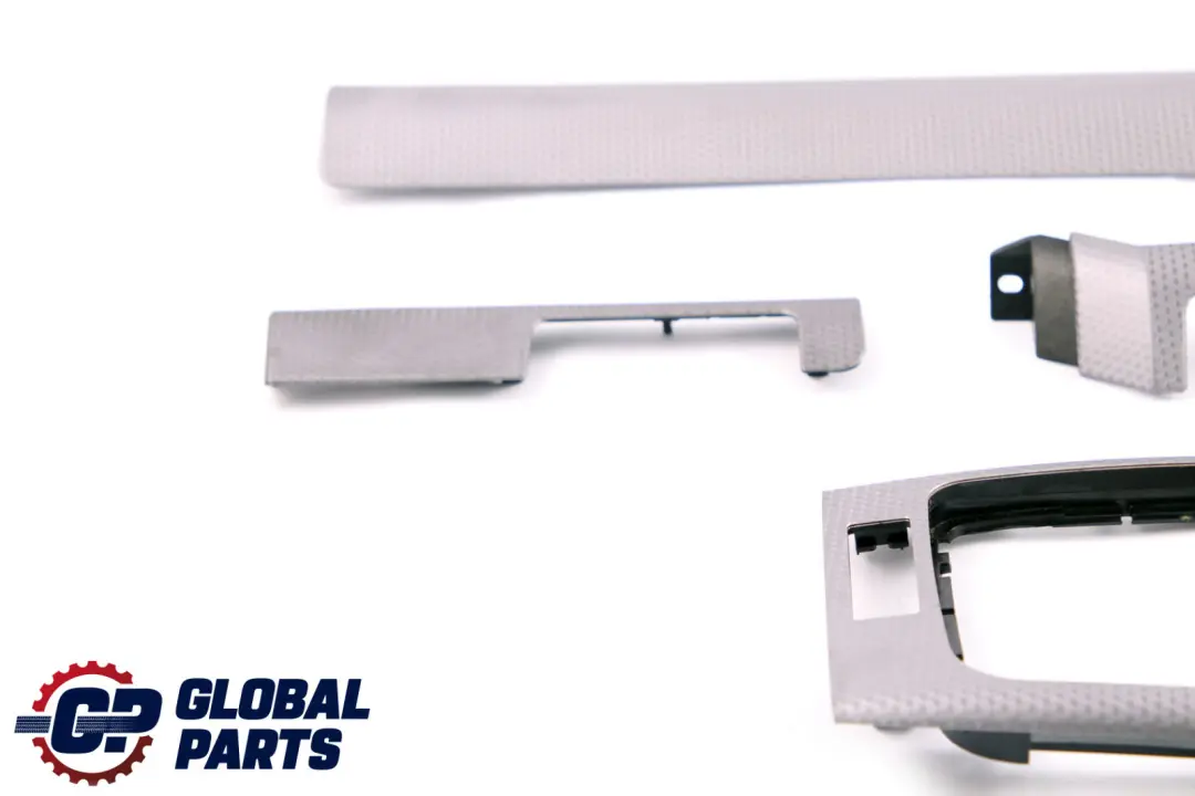BMW 3 Series E46 Trim Panel Cover Dashboard Strip Aluminium Set Silver Cube