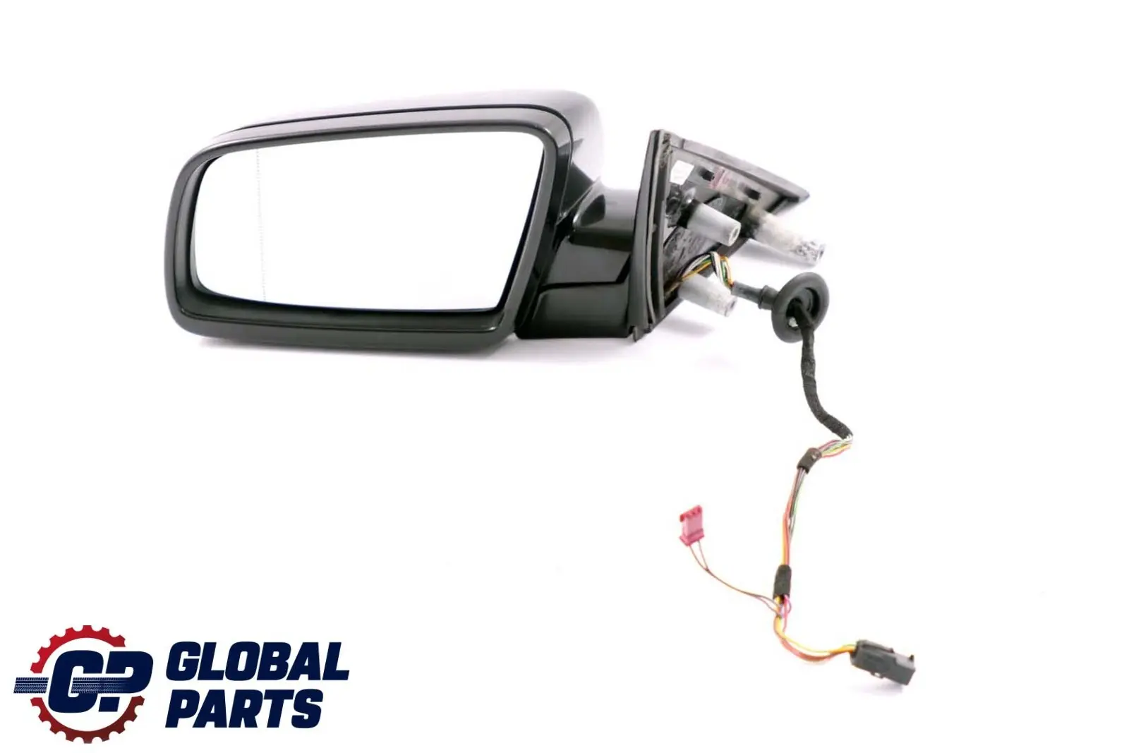 BMW 5 Series E60 E61 Auto Dip High Gloss Left Wing Mirror N/S Carbonschwarz 416