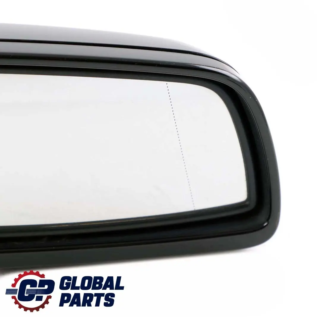 BMW 5 Series E60 E61 Auto Dip High Gloss Right Wing Mirror O/S Black Sapphire