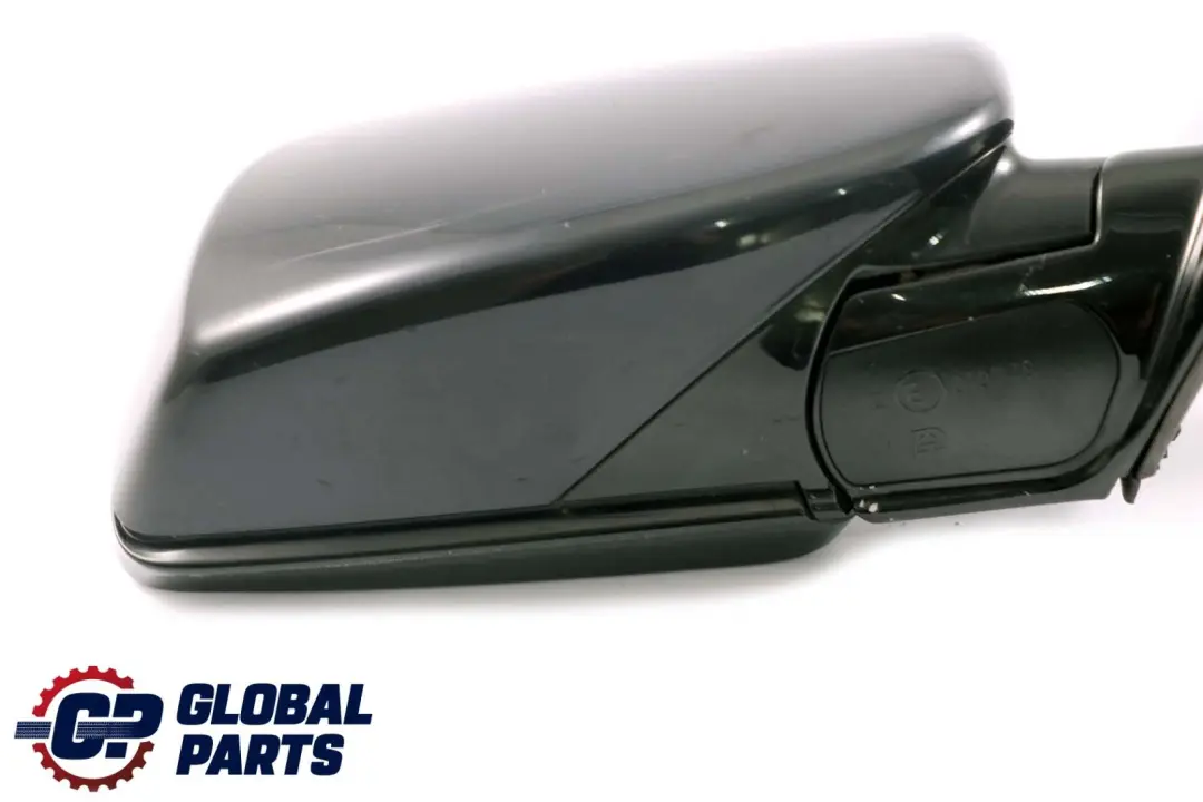 BMW 5 Series E60 E61 Auto Dip High Gloss Right Wing Mirror O/S Carbonschwarz