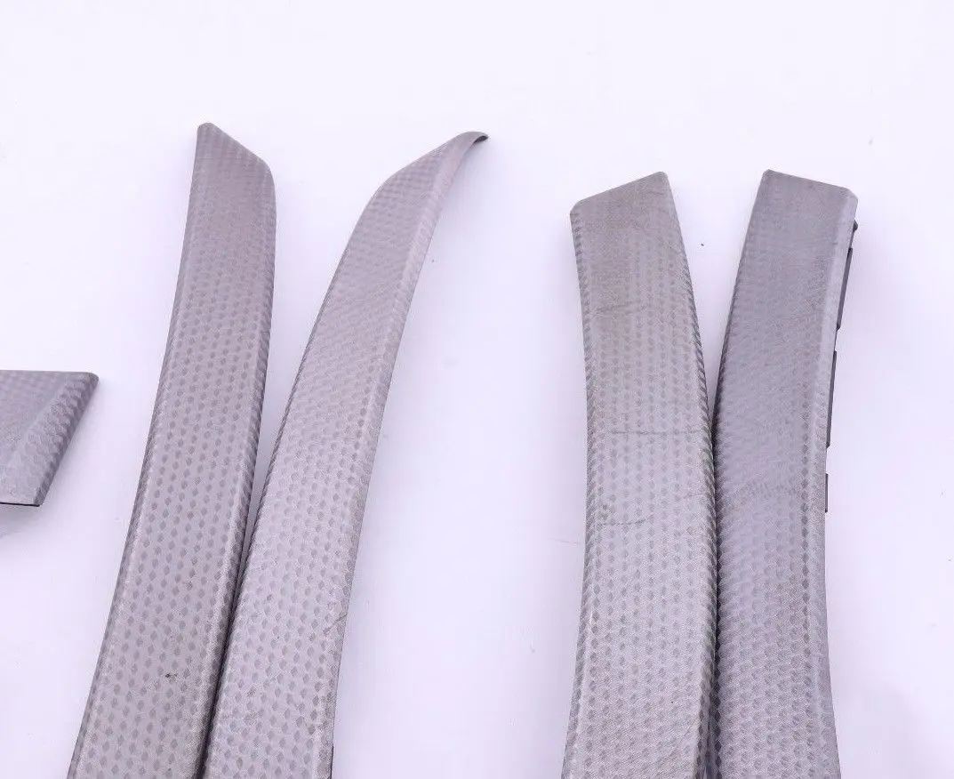 Set Decorative Strip Dashboard Interior Trim Alu Cube Pure BMW 5 Series E60 E61 - SKU rhd-7899378-1 - Part number 7899378