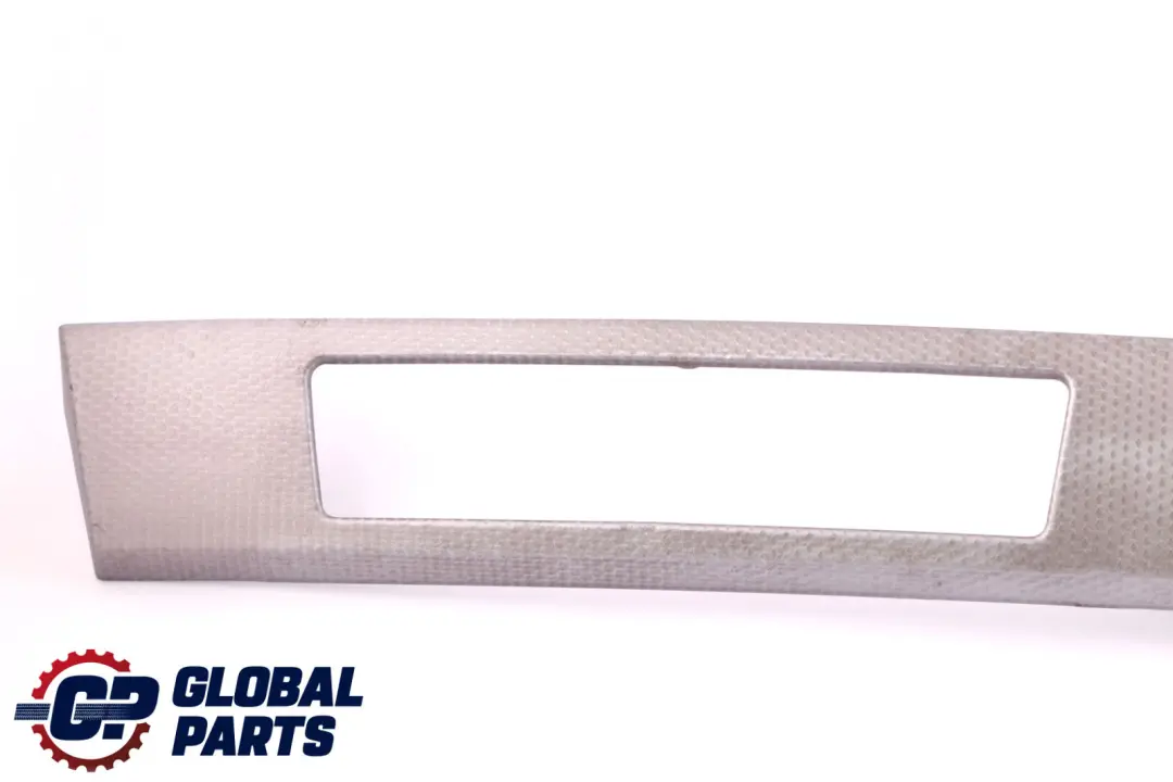 BMW 5 Series 3 E60 E61 Decorative Strip Dashboard Left N/S Alu Cube Pure Silver