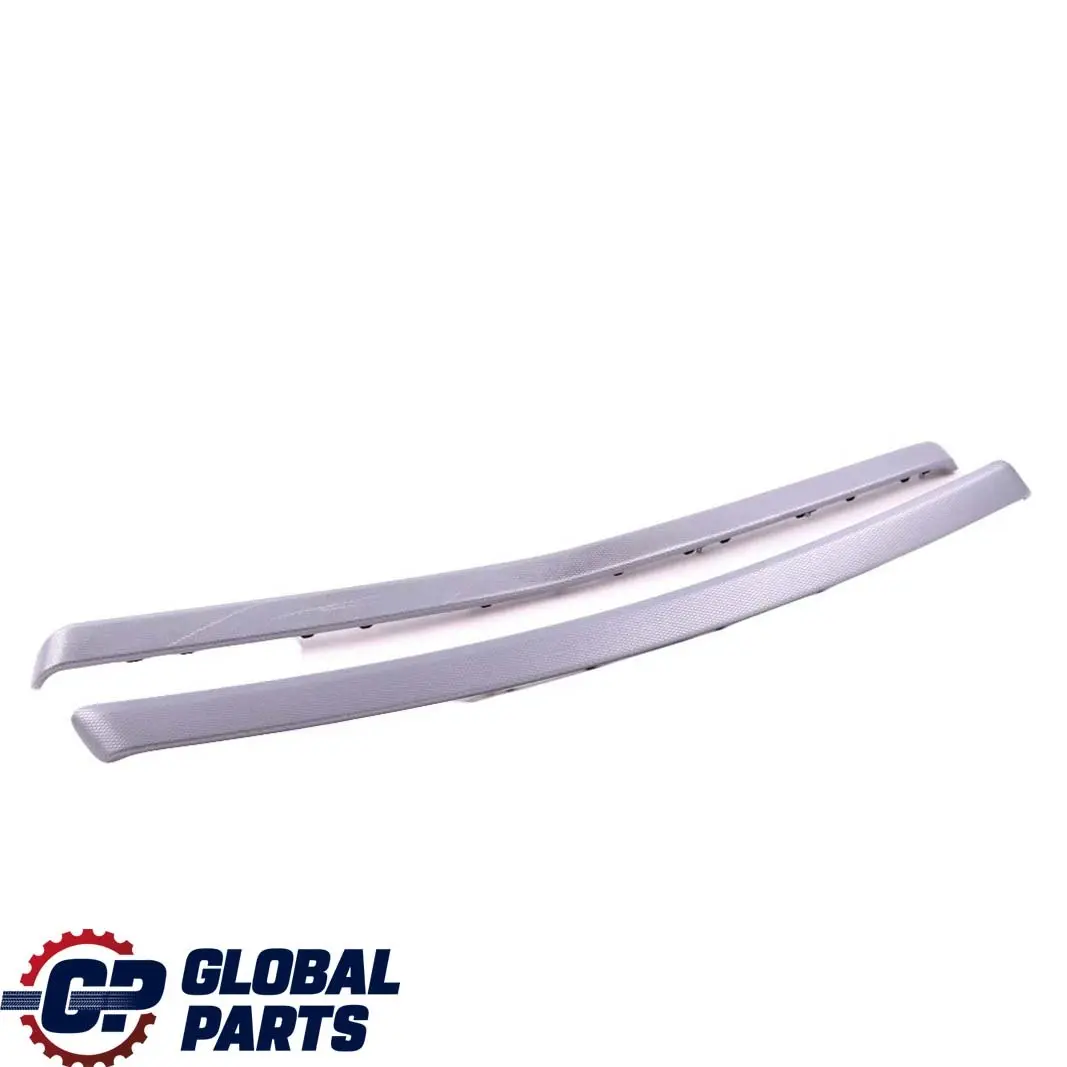 BMW 3 Series E91 LCI Set Cover Dash Trim Strip Console Aluminium Glacier Silber