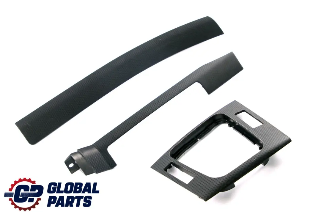 BMW 3 Series E46 Trim Panel Cover Dashboard Dash Strip Aluminium Set Black Cube