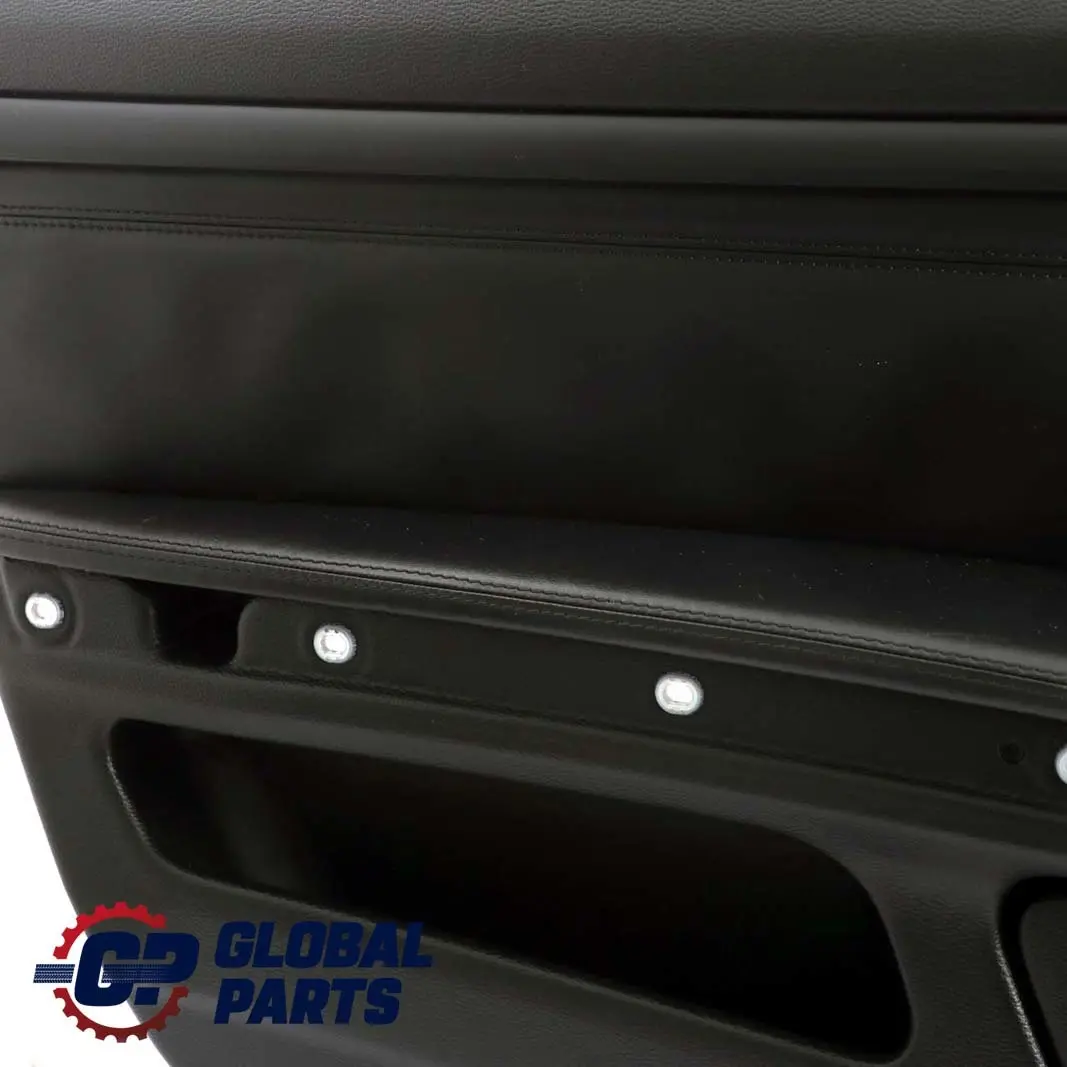 BMW 3 E92 E93 M3 Front Left N/S Door Card Lining Trim Panel Black Leather