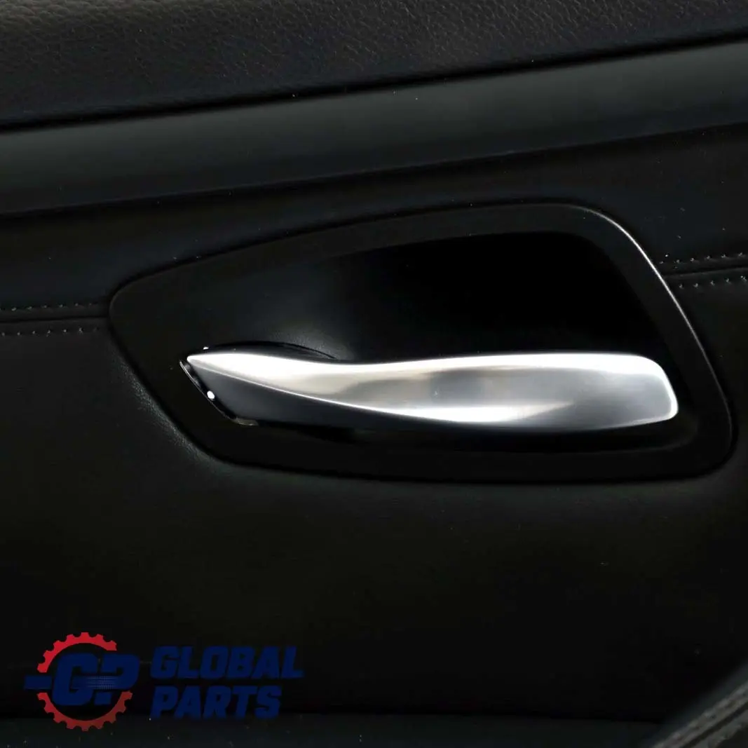 BMW 3 E92 E93 M3 Front Left N/S Door Card Lining Trim Panel Black Leather